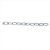 Brass Oval Chain - 10mm Link - 10m Chain - Chrome Plated