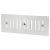 Hit & Miss Vent - 242 x 89mm - Polished Stainless Steel