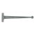 Door Tee Hinge - 457 x 127mm - Pewter - Pair