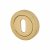 Escutcheon - 50mm Diameter - Keyhole - PVD Brass
