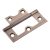 Flush Door Hinge - 60 x 41 x 1.4mm - Antique Brass - Pair