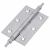 Finial Washered Butt Door Hinge - 75 x 50 x 2mm - Satin Chrome - Pair