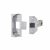 2650 Rebated Tubular Latch - 80mm Case - 57mm Backset - Silver