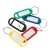 Key Ring Tag - 48 x 21mm - Assorted Colours - Pack of 50