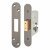Architectural Euro Profile Deadlock - 65mm Case - 44mm Backset - Radius - Black Nickel
