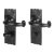 Antique Black Windsor Tudor Bathroom Door Handles - 152 x 55mm
