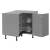 3/4 Tray Carousel Plus Set - To Suit 900 x 900mm L Config Corner Base Unit