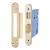 Architectural Bolt Through 3 Lever Sashlock - 78mm Case - 57mm Backset - Radius - PVD Brass
