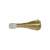 Spring Projection Door Stop - 78mm Projection - Brass Plated - Pack of 10