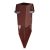 Fence Post Repair Spike - Twin Bolt - 75 x 75 x 300mm - Brown Powder Coated