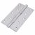 Performance Brass Ball Bearing Butt Door Hinge - 152 x 89 x 4mm - Satin Chrome - Pair