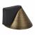 Designer Conical Floor Door Stop - 40 x 32mm - Antique Brass