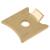 Standard Raised Bookcase Clip - Electro Brass Plated - Pack of 10