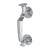 Doctor Door Knocker - Polished Chrome - 197 x 30mm