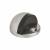 Half Moon Floor Door Stop - 25 x 45mm - Satin Anodised Aluminium