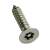 6-Lobe Pin Self Tapping Security Screws - 8 x 1 1/4" - T20 - Pack of 100