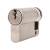 J2X20 Pattern 5 Pin 42mm Euro Single Cylinder - 33 + 9mm - Satin Chrome - Keyed to Differ