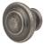 Readford Round Cabinet Knob - 33mm Diameter - Antique Pewter