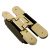 Tectus 3D FR Concealed Door Hinge - 160 x 28mm - Polished Brass - Pair