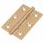 Performance Washered Butt Door Hinge - 76 x 51 x 2.5mm - Satin Brass - Pair
