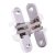 Concealed Hinge - 60 x 13mm - Polished Chrome - Pair