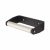 Locking Toilet Roll Holder - 12-21mm Panels - Black Fine Textured