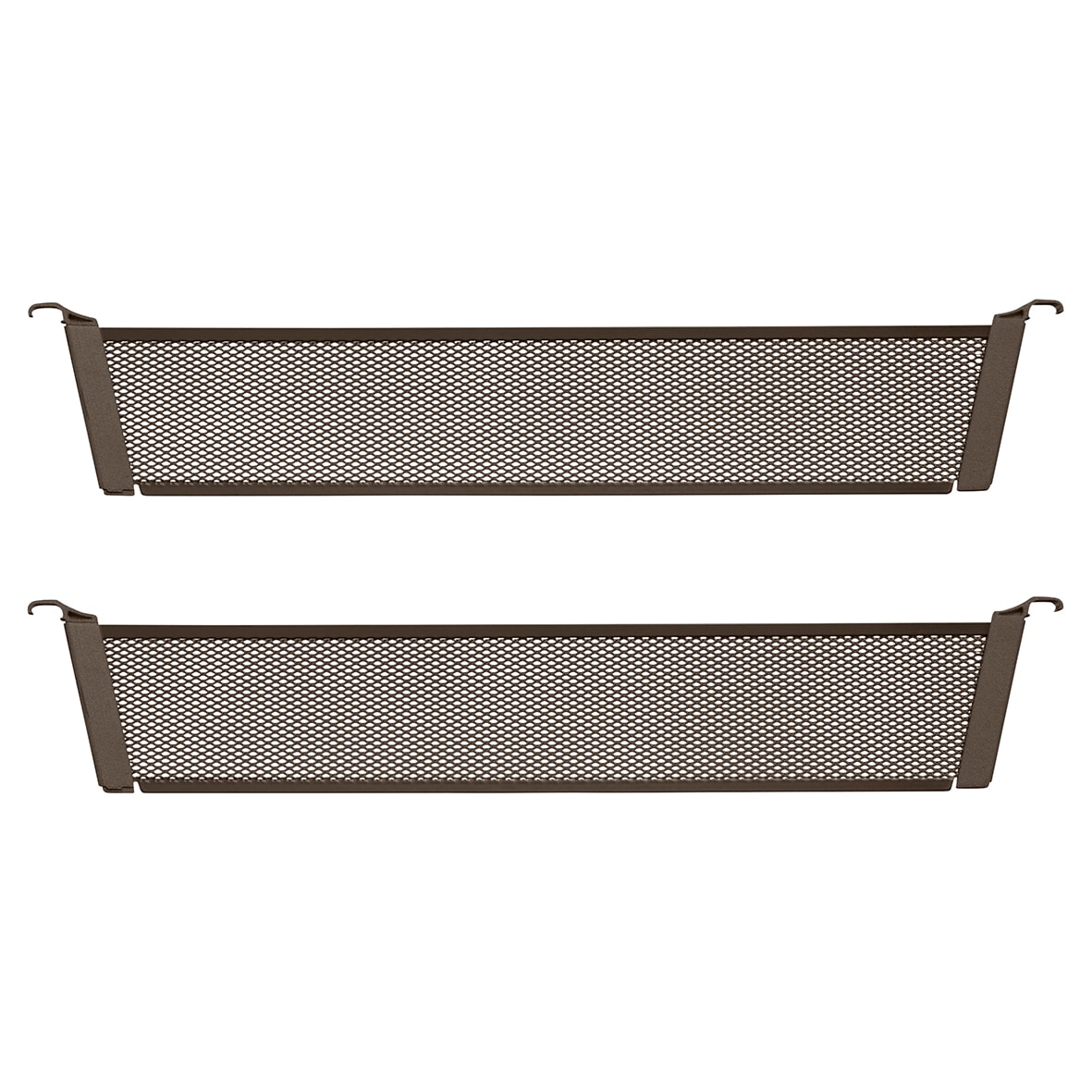 Top Track System - Click In Shallow Mesh Drawer Dividers - 431 x 80mm - Graphite - Pack of 2