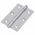 Performance Brass Washered Butt Door Hinge - 75 x 50 x 2.5mm - Satin Chrome - Pair