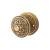 Marcus Antique Brass Aydon Mortice Door Knob - 69mm Rose Diameter