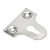 Slotted Glass / Mirror Fixing Plate - 32mm Width - Polished Chrome - Pack of 10