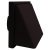 Plastic Cowled Wall Grille with Backdraft Damper - 4"/100mm - Black