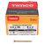 Solo Chippy Pozi Countersunk Wood Screws - 4.0 x 50mm - Yellow Zinc - Pack of 200