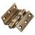 Cranked Ball Bearing Storm Proof Casement Window/Door Hinge - 75 x 3mm - Antique Brass - Pair