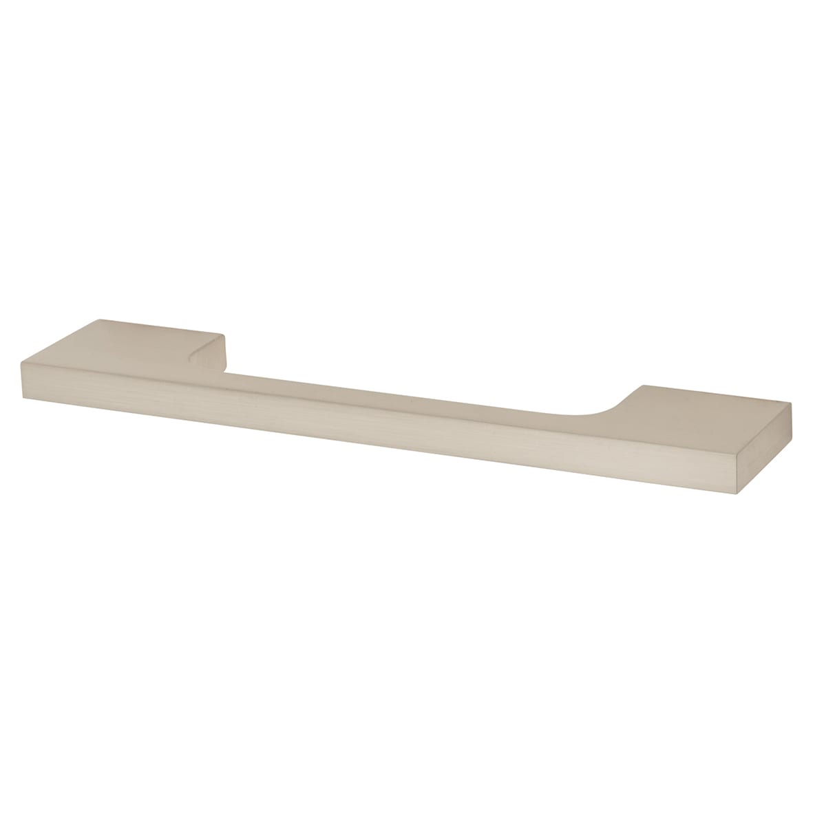 Bibury 8mm Slim D-Bar Cabinet Pull Handle - 128mm Centres - Satin Nickel