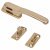 Craftsman Casement Window Fastener - Reversible - Gold