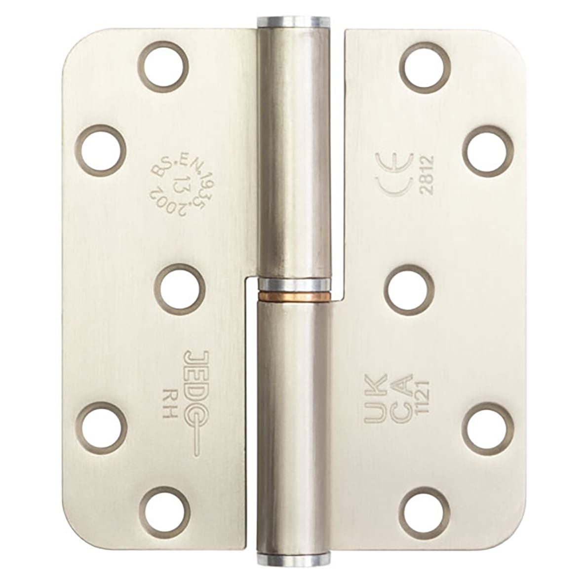 Lift-Off Grade 13 Butt Fire Door Hinge - 100 x 89 x 3mm - Right - Satin Nickel - Pair