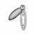 Teardrop Covered Escutcheon - 59 x 20mm - Keyhole - Polished Chrome
