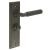 Dark Bronze Fire Rated Bathroom Door Handles - Piccadilly - Inner 1 - 200 x 55mm