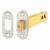 8mm Bolt Through Tubular Bathroom Deadbolt - 127mm Case - 108mm Backset - Radius - Satin Stainless