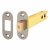 8mm Bolt Through Tubular Bathroom Deadbolt - 127mm Case - 108mm Backset - Radius - Black Nickel