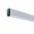 30 x 15mm Oval Steel Hanging Rail Tube - 1219mm Length - White