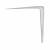 London Pattern Shelf Bracket - 350 x 300mm - White