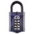 Combination All Weather Padlock - 50mm Body - 22 x 26mm Shackle - Blue