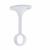 19mm Hanging Rail Centre Bracket - White