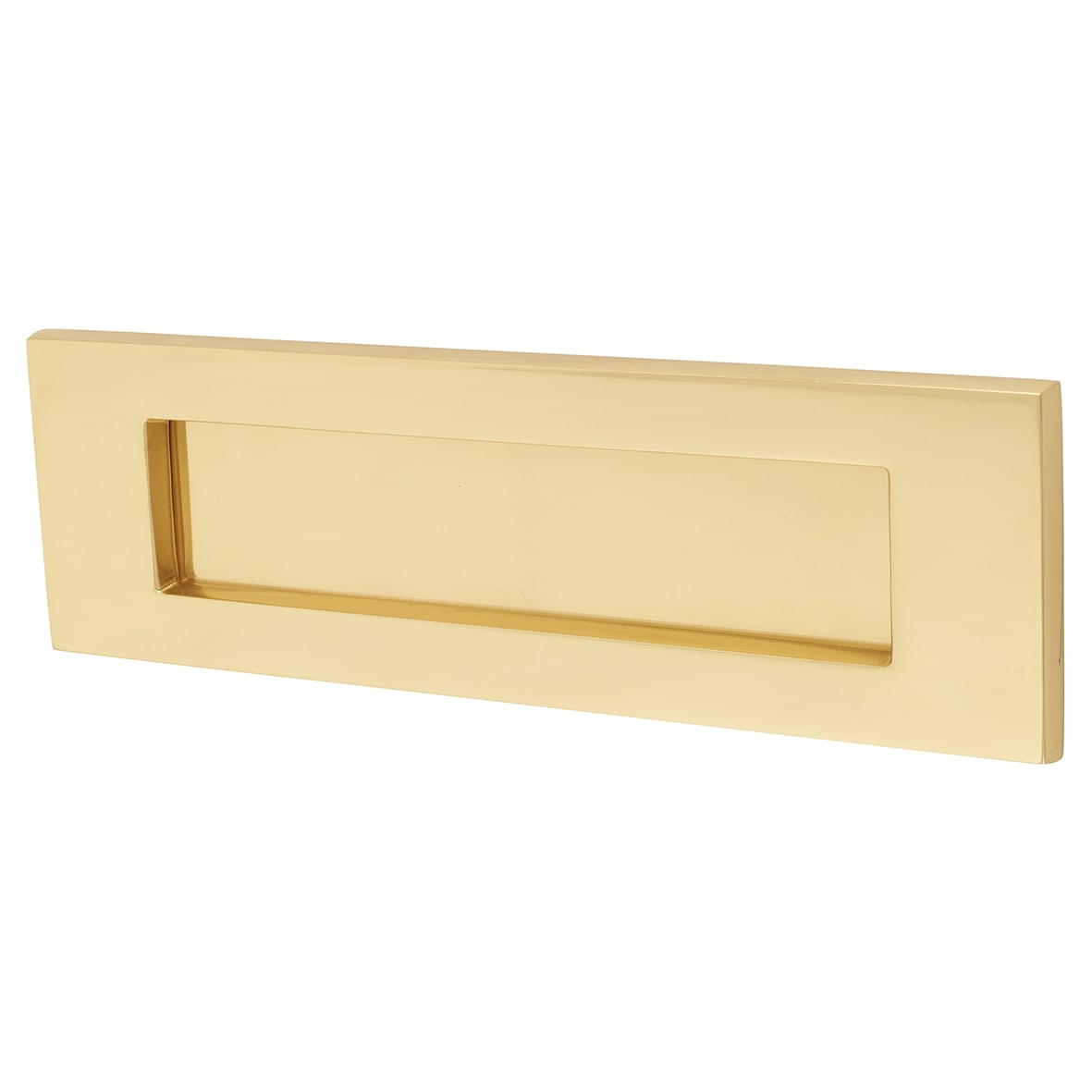 Victorian Letter Plate - 257 x 81mm - Polished Brass