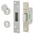 Heavy Duty:2007 5 Lever Deadlock - 64mm Case - 44mm Backset - Polished Stainless Steel