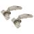 CLIP Top Blind Corner Cabinet Hinge - 95° - Sprung - Inset - Zinc Plated - Pair