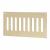 Plain Slotted Vent - 165 x 89mm - 3200mm² Free Air Flow - Polished Brass