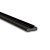 Fire & Smoke Intumescent Strip - - 15 x 4 x 2100mm with Brush - Black - Pack of 10