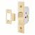 2677 Flat Pattern Bolt Through Mortice Latch - 77.5mm Case - 57mm Backset - Polished Brass